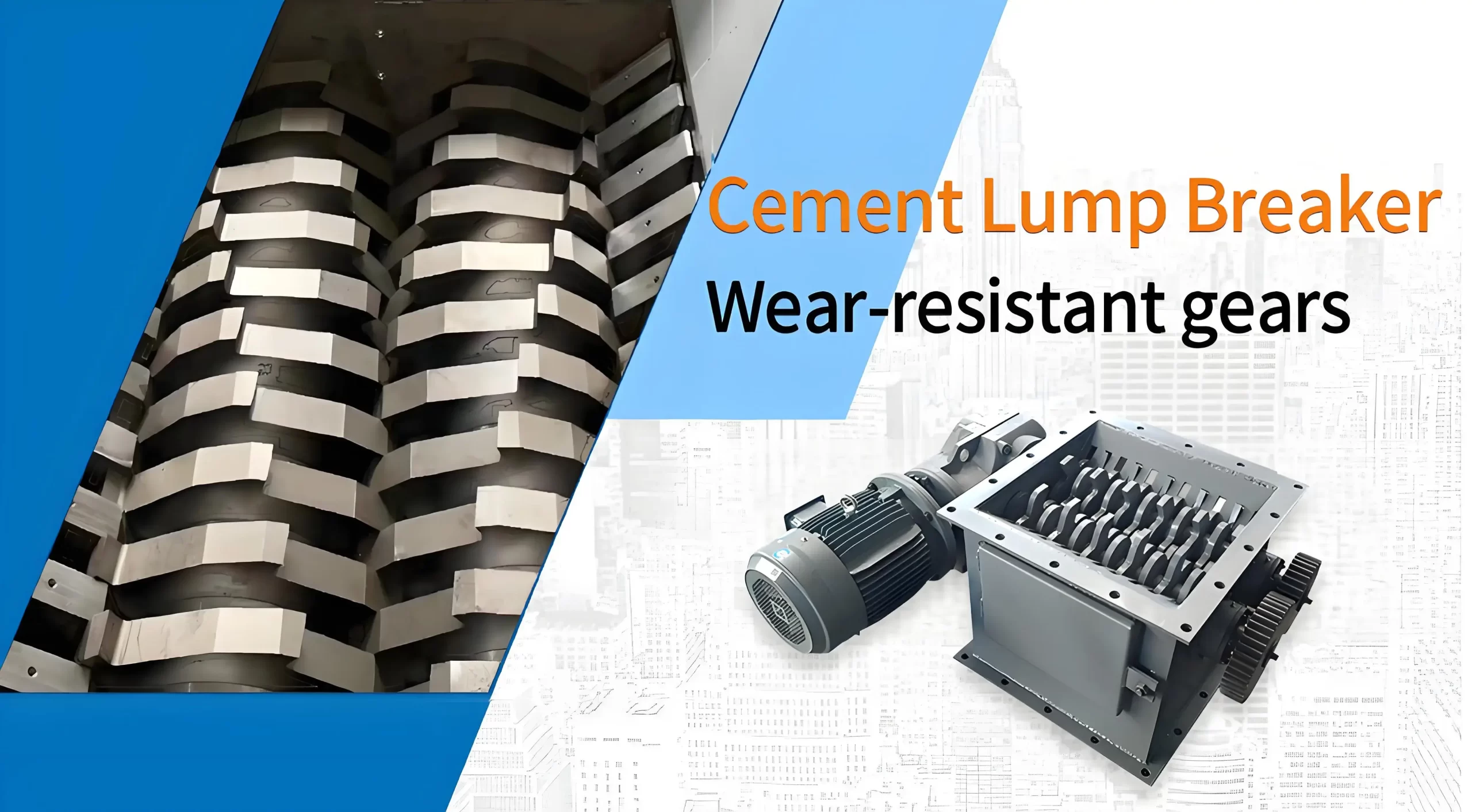 Cement lump breaker&cement crusher wear-resistant gears